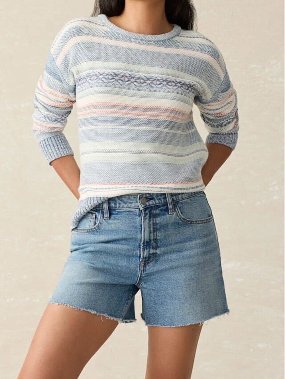 NWT Faherty Organic Cotton Denim Short 28